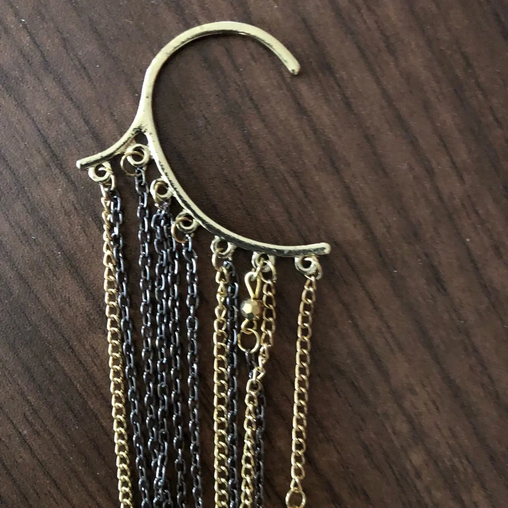 COPY - Bohemian Fringe Ear Cuff HTF - Picture 4 of 4